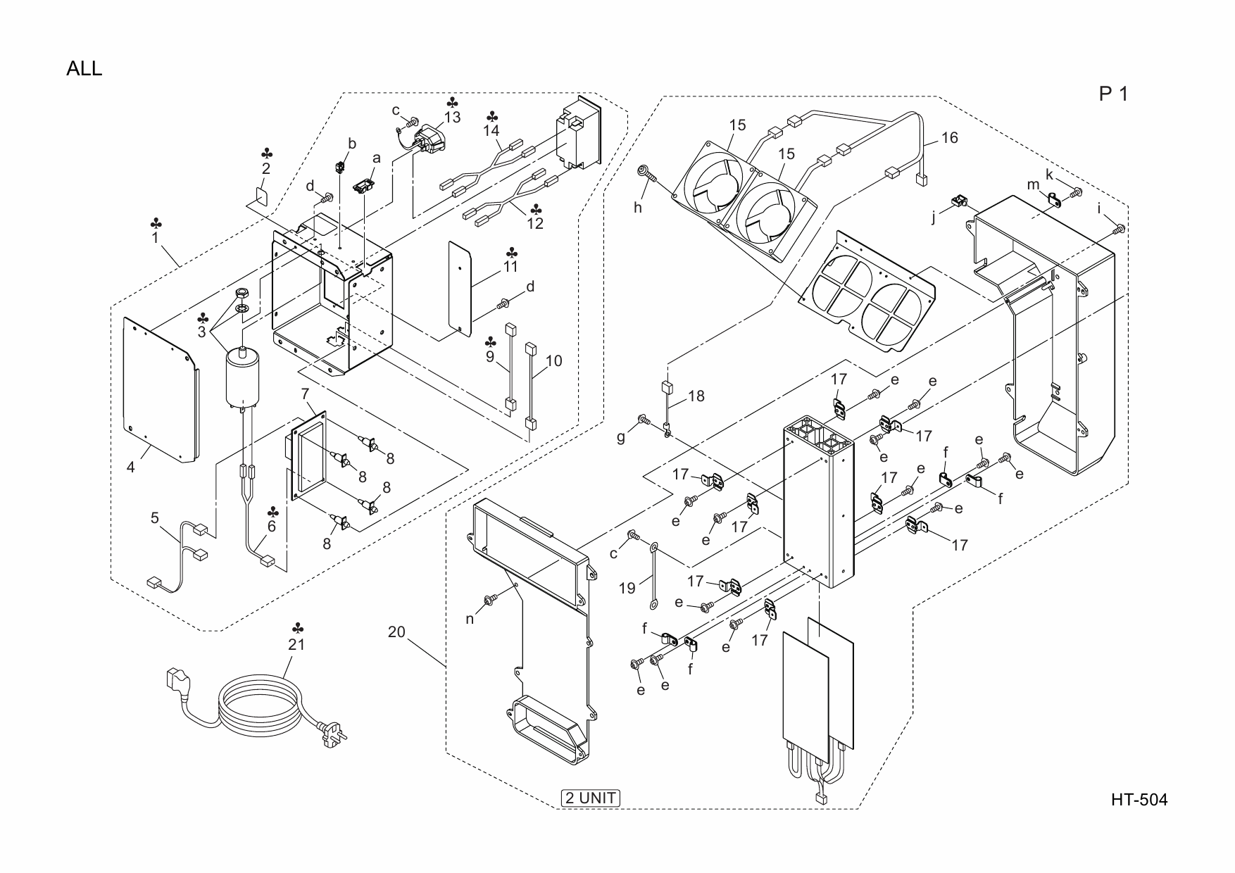 Konica-Minolta Options HT-504 A041 Parts Manual-5